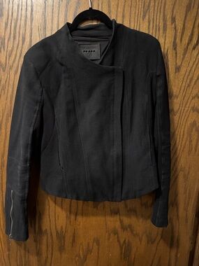 Blank NYC Black Asymmetrical Jacket